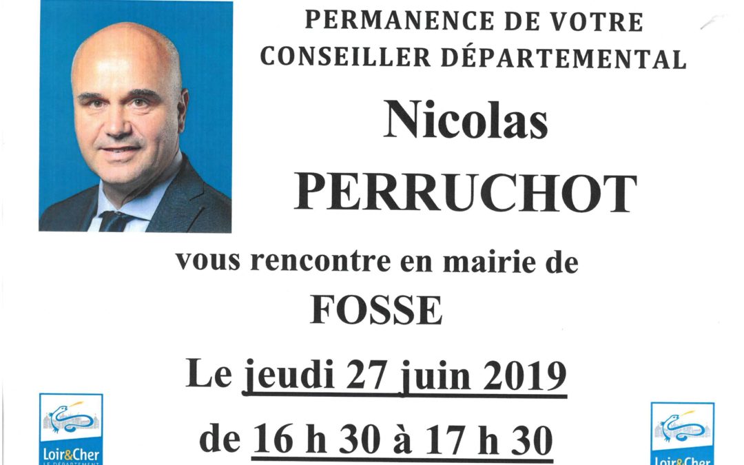 Permanence Conseiller départemental