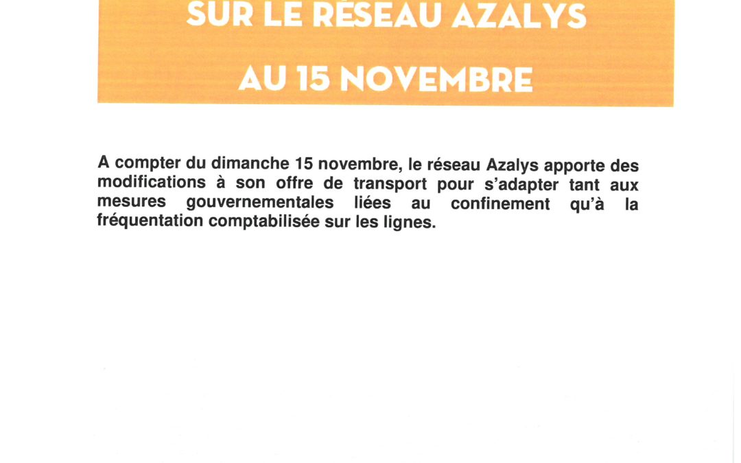 Azalys, point de situation covid -19