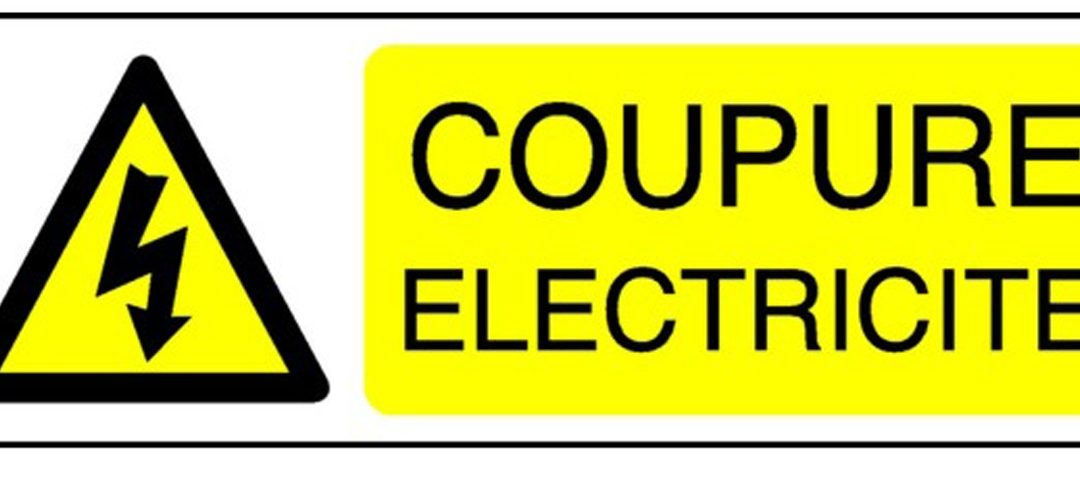 Coupure d’électricité