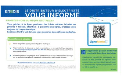 ENEDIS: Pour éviter un accident, restez vigilant!!