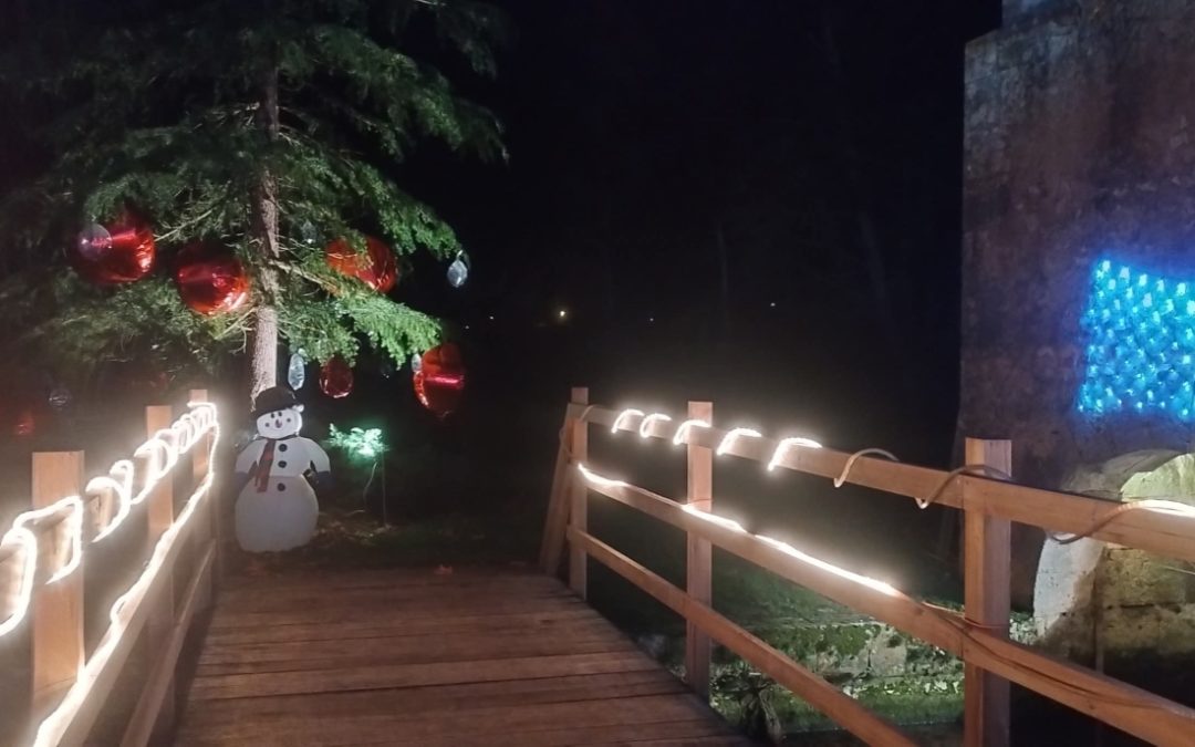 Décorations de noël au Moulin d&rsquo;Arrivay